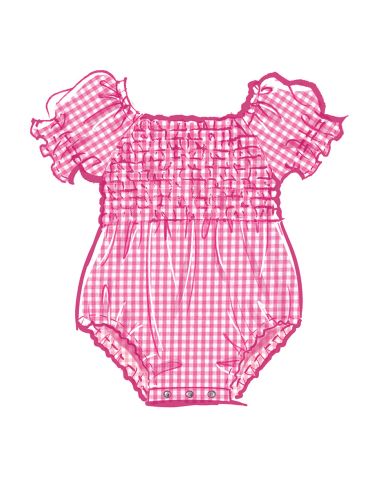 Patrón de pelele y vestido - McCall's 8591