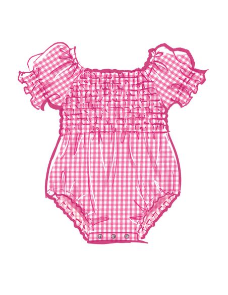 Patrón de pelele y vestido - McCall's 8591