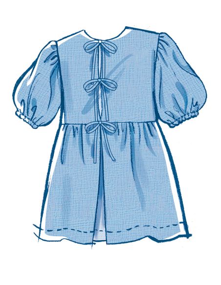 Patrón de blusa y vestido - McCall's 8593