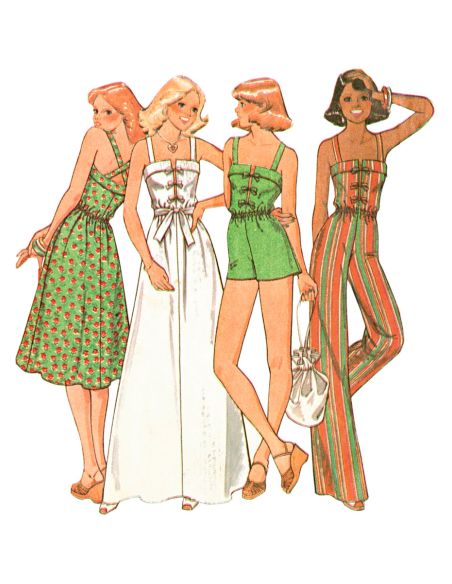 Patrón de vestido y mono - McCall's 8596
