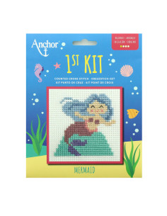 Mi primer kit de punto de cruz - Sirena