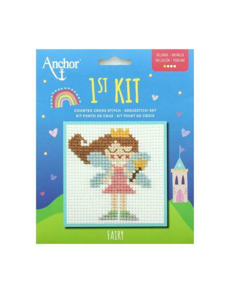 Mi primer kit de punto de cruz - Hada
