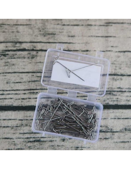 Caja de 50 alfileres para tejer en T KnitPro
