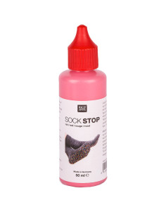 Frasco de látex antideslizante para calcetines - Rojo
