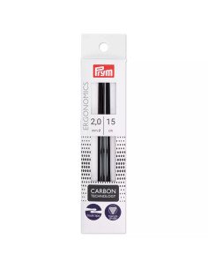 Agujas de tejer de doble punta de carbono Prym Ergonomics