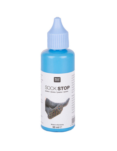 Frasco de látex antideslizante para calcetines - Azul