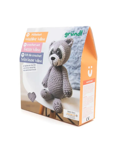 Kit de crochet - Wilma el mapache