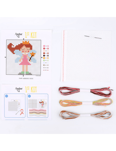Mi primer kit de punto de cruz - Hada