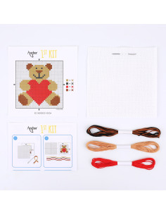 Mi primer kit de punto de cruz - Osito 2