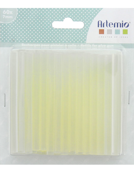 Barras de pegamento transparentes para pistola x60