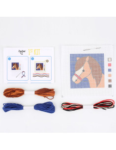 Mi primer kit de tapiz - Cabeza de caballo 2