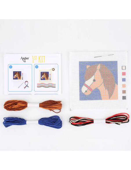 Mi primer kit de tapiz - Cabeza de caballo