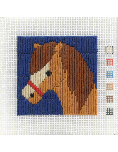 Mi primer kit de tapiz - Cabeza de caballo