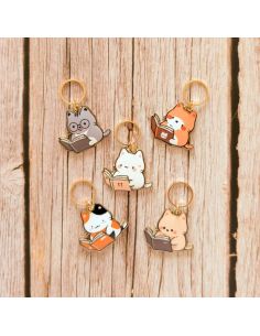 Juego de 5 anillos marcadores de puntos - Pequeños gatos de lectura 2