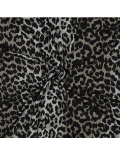 Tejido de punto viscosa - Leopardo
