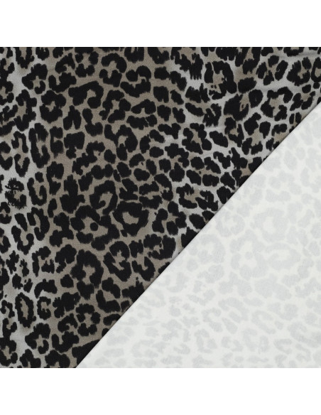 Tejido de jersey de viscosa - Leopardo