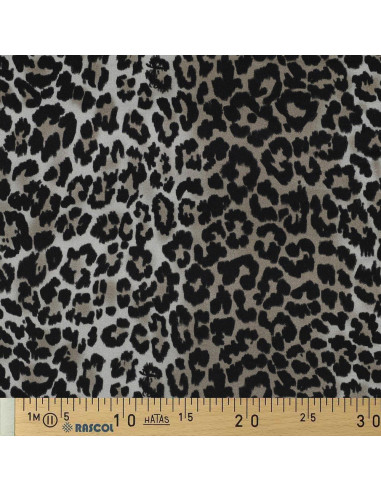 Tejido de jersey de viscosa - Leopardo
