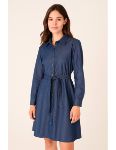 Tejido tencel denim - Azul índigo 2