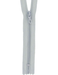 Cremallera de nylon - Gris gaviota