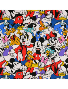Tela de jersey Disney - Mickey y sus amigos