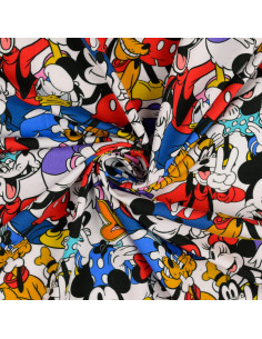 Tela de jersey Disney - Mickey y sus amigos 2