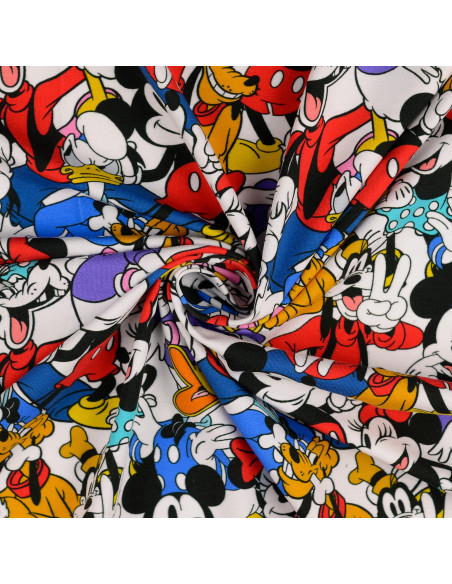 Tela de jersey Disney - Mickey y sus amigos