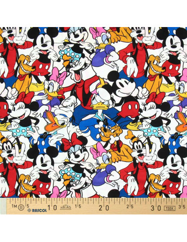 Tela de jersey Disney - Mickey y sus amigos