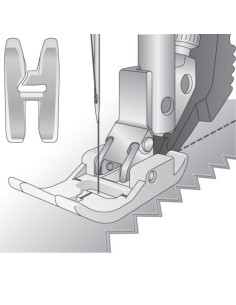 Pie antideslizante con sistema IDT Pfaff 2