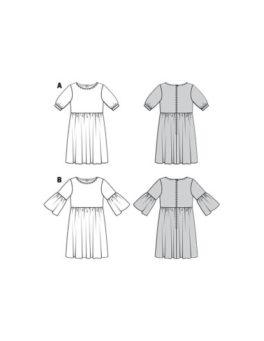 Patrón de vestido - Burda 6401