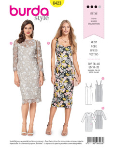Patrón de vestido - Burda 6423