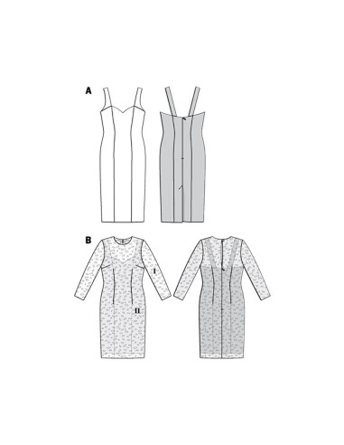 Patrón de vestido - Burda 6423