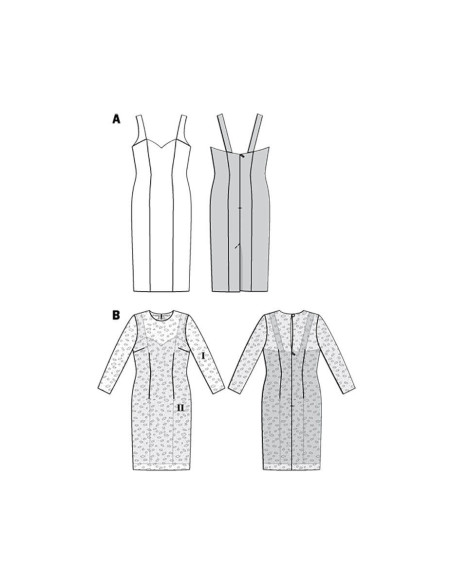 Patrón de vestido - Burda 6423