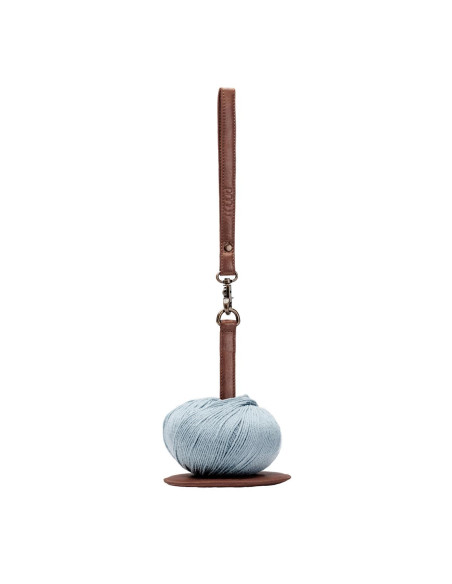 Bracelet porte pelote de laine Muud Gyrit - Rich Brown