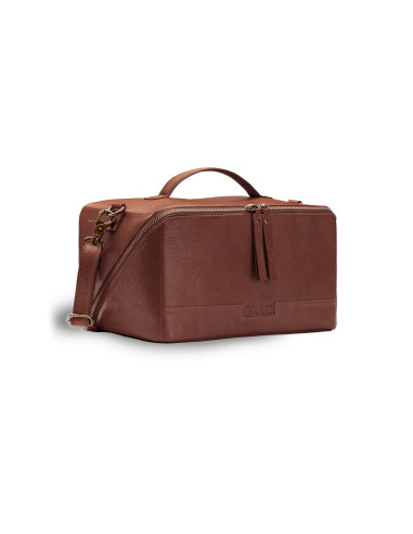 Bolso bandolera Muud Cleo midi - Marrón Intenso