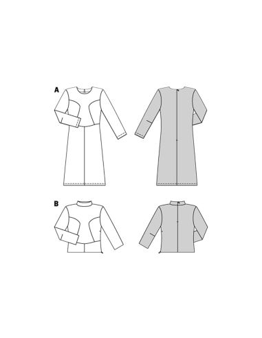 Patrón de vestido y camiseta - Burda 5677