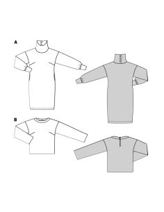 Patrón de suéter - Burda 5679 2