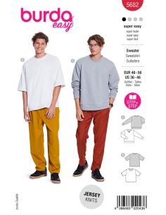 Patrón de camiseta - Burda 5682