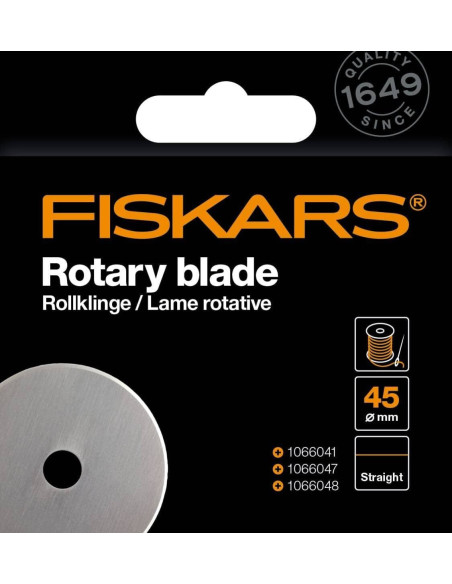 Cuchilla rotativa Fiskars Ø45 mm