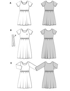 Patrón de vestido - Burda 5686 2
