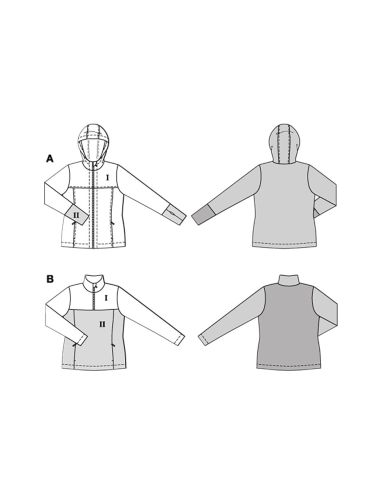 Patrón de camiseta - Burda 5691
