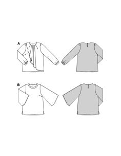 Patrón de blusa - Burda 5692 2