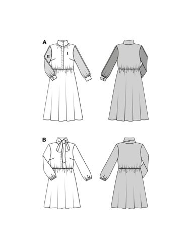 Patrón de vestido - Burda 5696