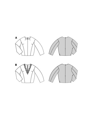 Patrón de camiseta - Burda 5697