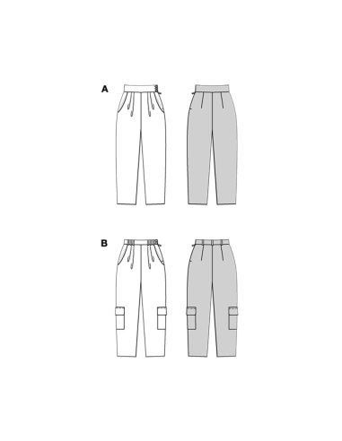 Patrón de pantalón - Burda 5699