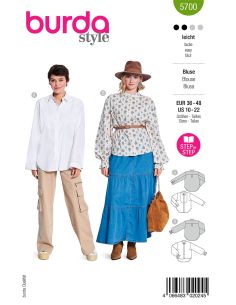 Patrón de blusa - Burda 5700