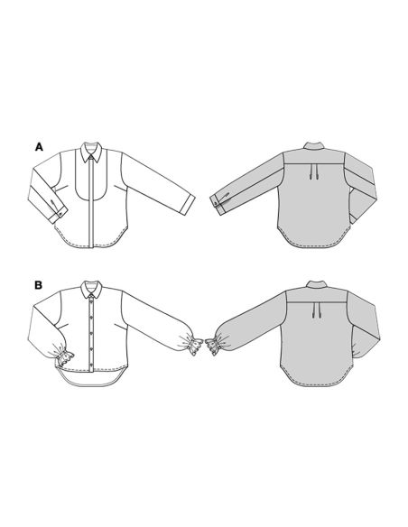 Patrón de blusa - Burda 5700
