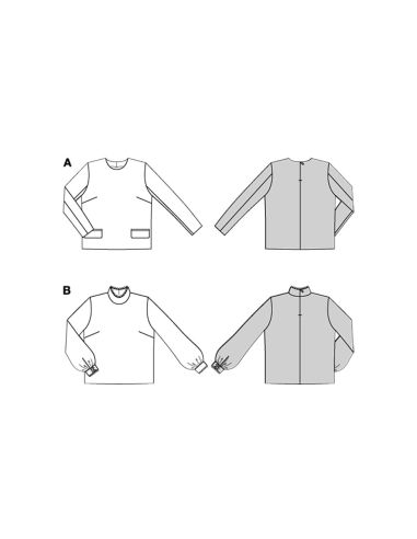 Patrón de blusa - Burda 5701