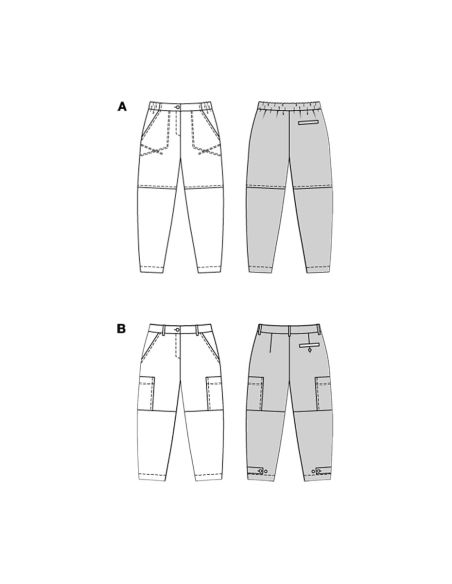 Patrón de pantalón - Burda 5703