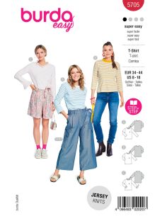 Patrón de camiseta - Burda 5705