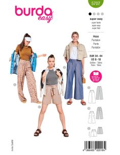 Patrón de pantalón - Burda 5707